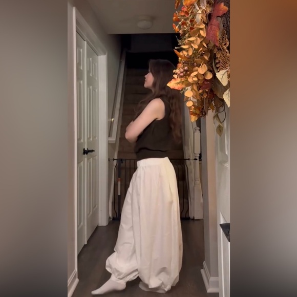 Source Unknown white balloon pants - Picture 10 of 10